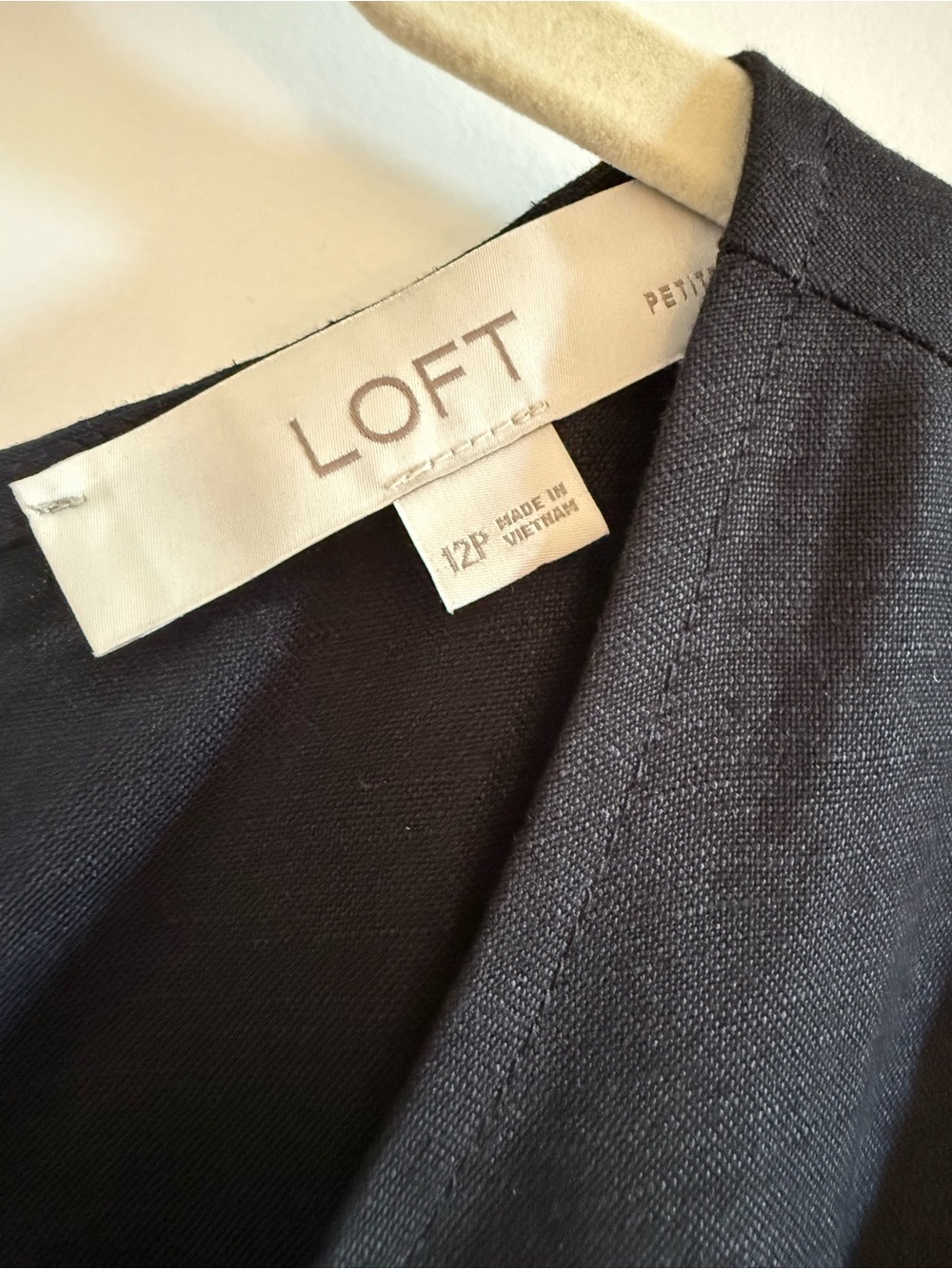 LOFT Black Sleeveless Belted Wide-Leg Jumpsuit - Picture 5 of 8